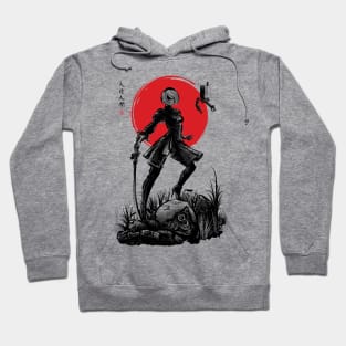 Battle android under the sun Hoodie